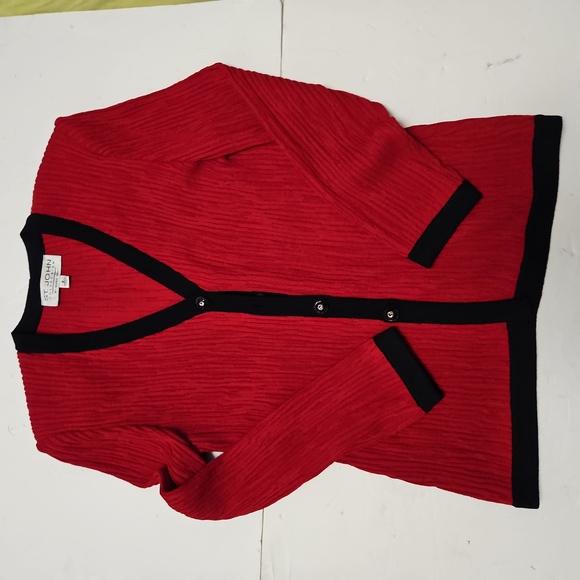 St John Collection By Marie Gray Red Jacket Size 6 - Picture 4 of 10